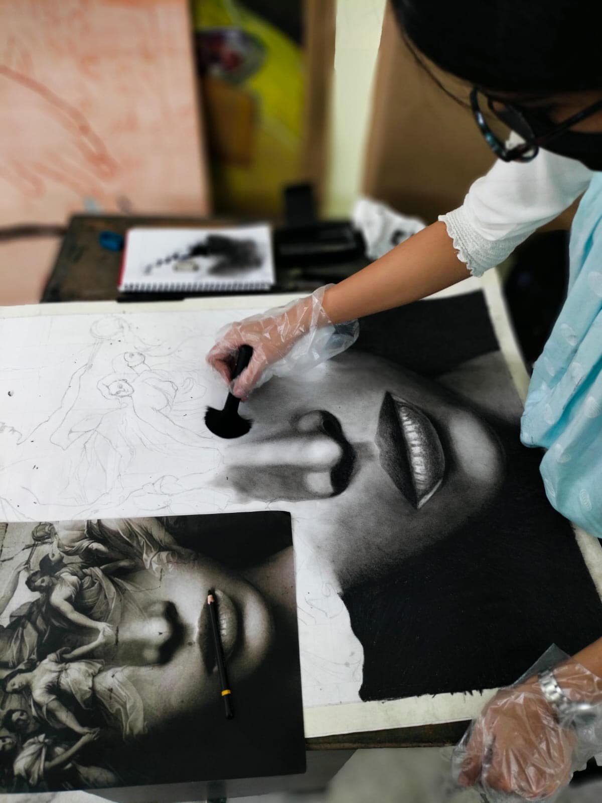Charcoal Painting Classes in Delhi